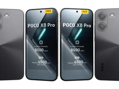 Xiaomi Poco X8 Pro All Colors 3D model