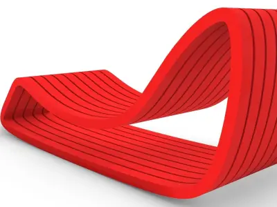 Outdoor chair 3D model buy