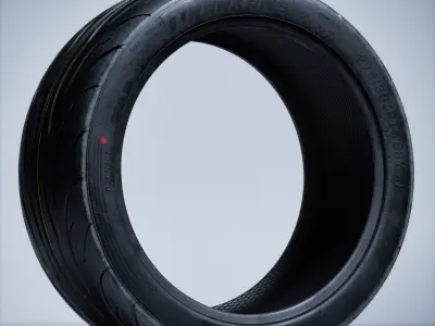 NANKANG TIRES - NS2R Low-poly 3D model