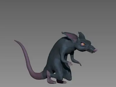 Rat model Free 3D model
