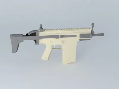FN SCAR H PDW Free 3D model