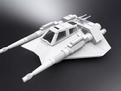 T47 Airspeeder Concept Scale model 3D print model