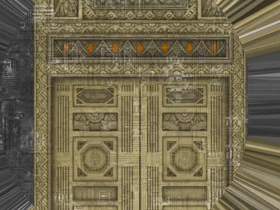 Space station solar Energy Base 2 3D model