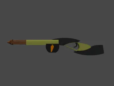 Golliath Flametrower Low-poly 3D model