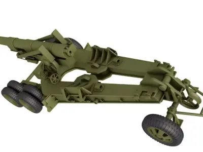 M115 Howitzer 3D model