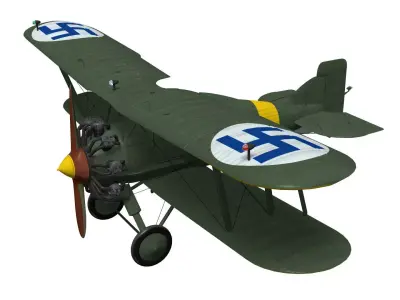 Gloster Gamecock 3D model