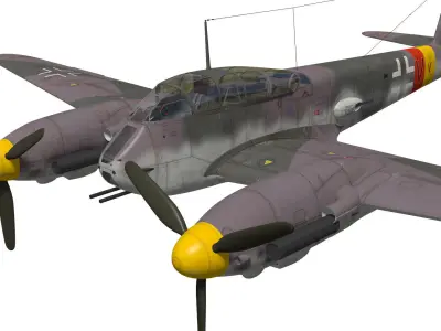 Messerschmitt Me 410 B2U2 Hornisse 3D model