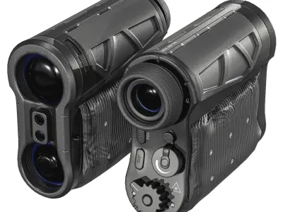 Military Rangefinder Binocular Low-poly 3D model