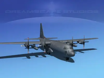 Lockheed C-130 Hercules RCAF 2 3D model