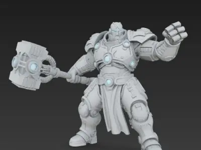 3D Printable Iron Oath Thunderstrike Heavy Battle Armor 3D model