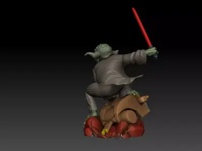 Darth Yoda 3D print model purchase