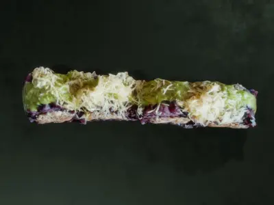 Real 3D scanned special Sushi Roll with Tuna 3D model