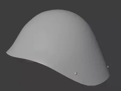Greek Army M34 Helmet  Low-poly 3D model