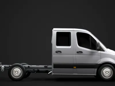 RAM Sprinter Chassis Crew Cab L2 RWD 2020 3D model