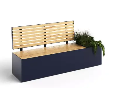 MeetUp bench 3D model