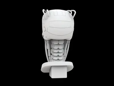 T-800 Terminator Inspired Cyborg Skull 3D Printable Model 3D print model purchase