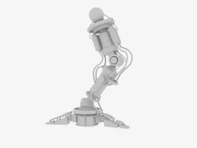 sci-fi robotic machine 3D model