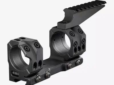 SPUHR SP-4001C Scope mount 34mm Low-poly 3D model
