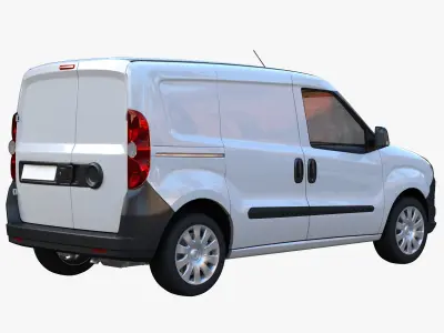 commercial van 3D model