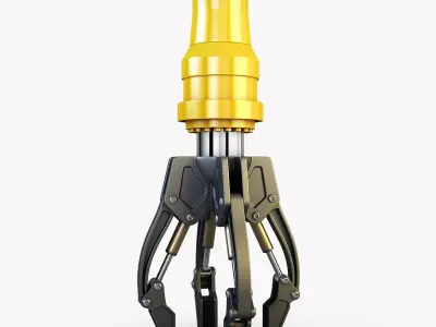 Hydraulic grab v 3 3D model