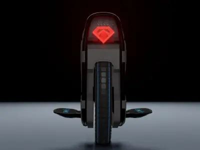 Electric Unicycle Veteran Sherman 3D model
