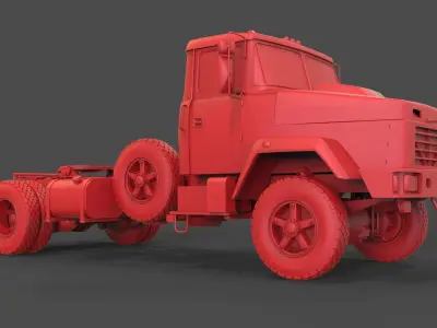 Kraz 5133 3D print model