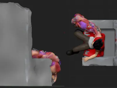 fan art Tetsuo from Akira 3D print model