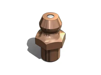Graxeira M6 Grease Fitting 3D model