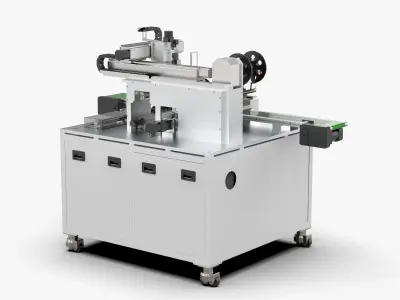 Automatic Mobile Phone Screen Film Sticking Machine 3D model