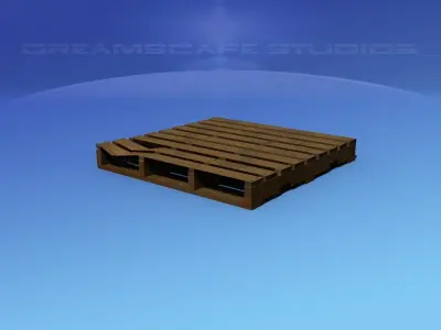 Wood Pallet 3D model
