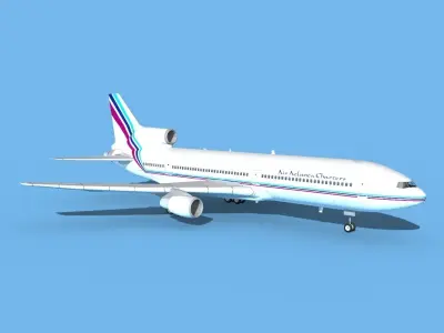 Lockheed L-1011 TriStar Air Atlanta 3D model