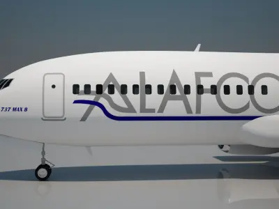 Alafco Boeing 737 max 8 3D model