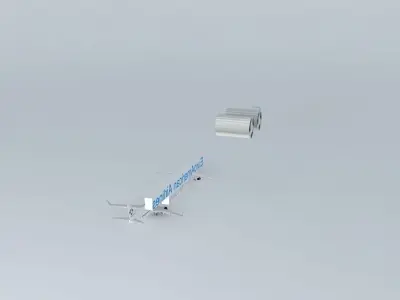 EuroAmerican Airbus A320neo Free 3D model