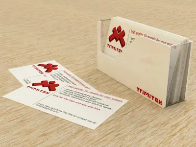 Business Card Holder Free low-poly 3D model