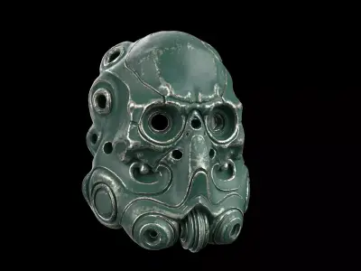 scifi mask 3D model