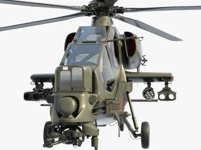 3D model Agusta A129 Mangusta 3D model