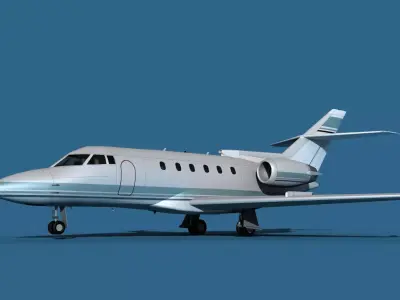 Hawker Siddley 800SR V01 3D model
