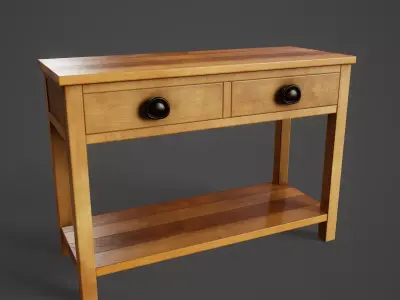 Furniture Console Table Country Low-poly 3D model