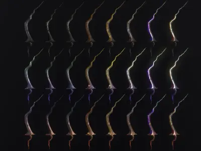 Warped Great Kris - An Indonesia Inspired Fantasy Sword Free low-poly 3D model