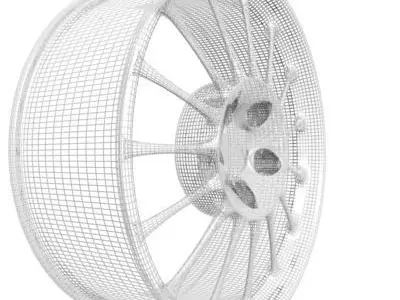 Wheel Rim 3D model 10