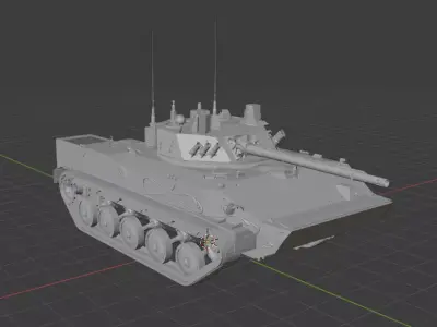 BMD 4 Russian Airborne Fighting Vehicle Free 3D print model