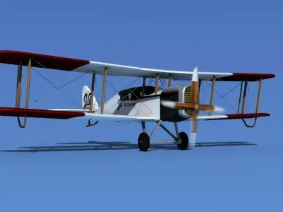 Airco DH-4 V01 Johnson Bros Oil Co 3D model