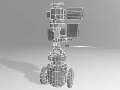 Industrial Gimpel Valve 3D model