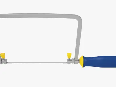 Saws Collection 3D Model frame with handles 3D model