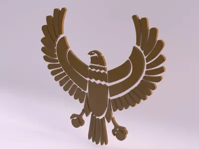 Egyptian Symbols - 042 Low-poly 3D model