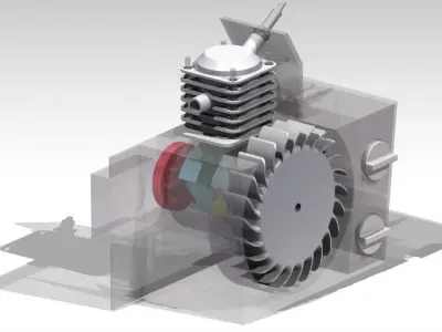 chainsaw machine Free 3D model
