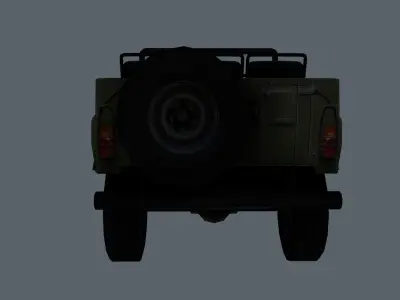 Military vehicle 3D model