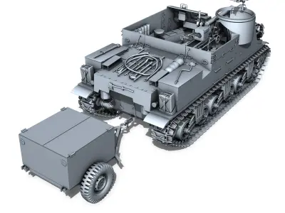 M7 Priest - Howitzer Motor Carriage  3D model