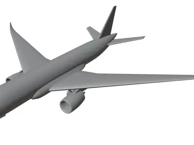 Aircraft unbranded 3D model