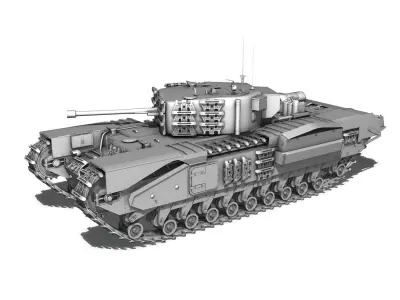 Churchill MK IV  3D model